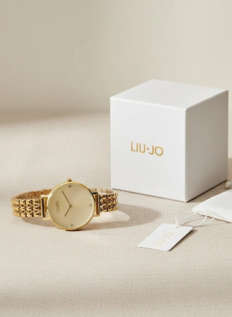 Liu Jo  Liu Jo Framework Gold Watch - TLJ1387 for Women | Best Price UAE